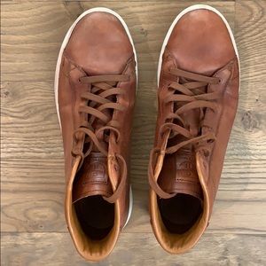 Light brown leather men’s Cole Haan high tops